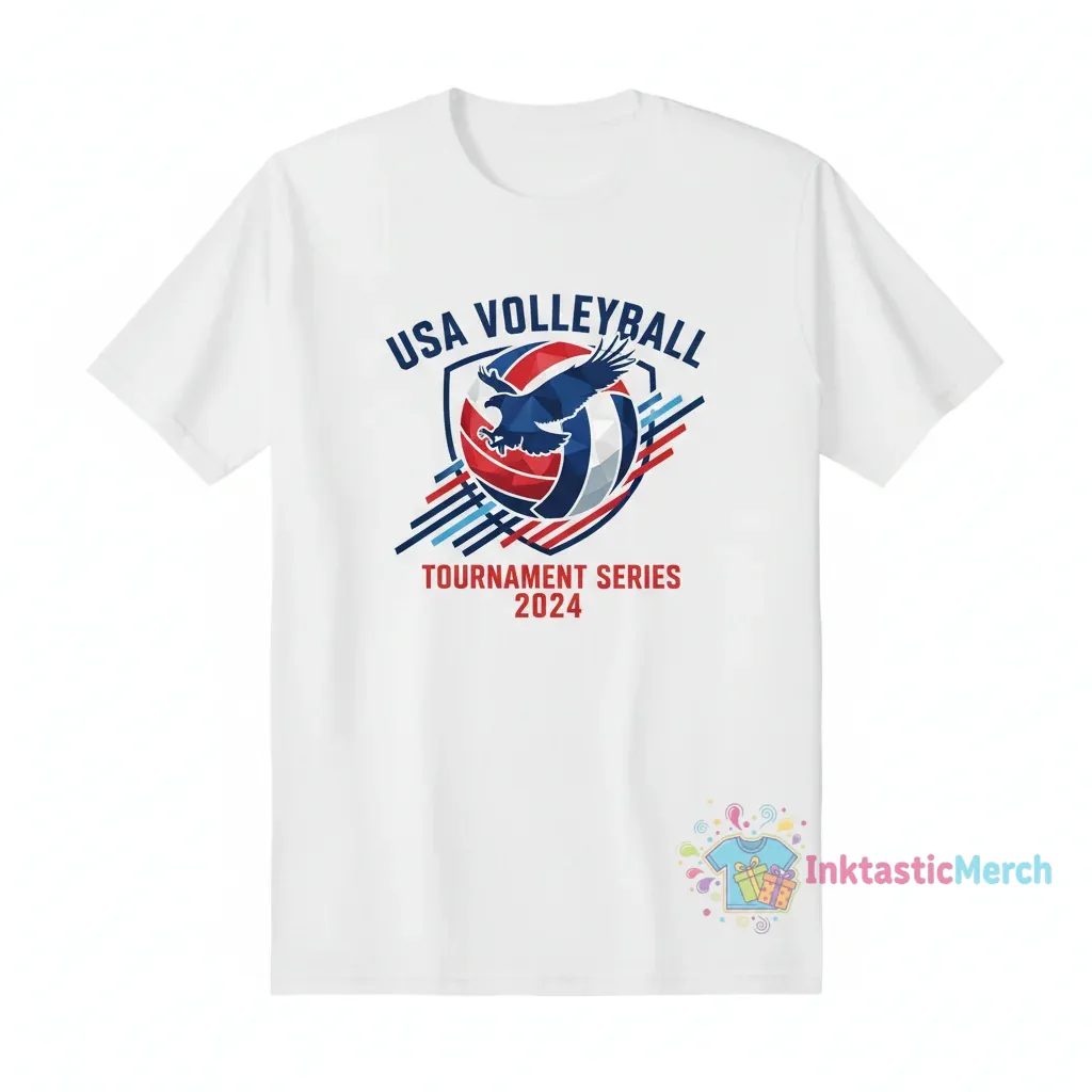 USA Volleyball Tournament T-Shirts 1 USA Volleyball Tournament T-Shirts