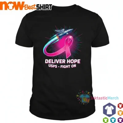 USPS United States Postal Service Breast Cancer Awareness T-Shirt - Support the Cause