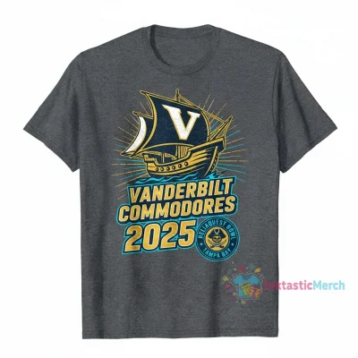 Vanderbilt Commodores 2025 ReliaQuest Bowl Championship T-Shirt