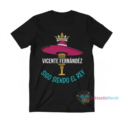 Vicente Fernandez El Rey Sigo Siendo El Rey T-Shirt - Premium Cotton Tee