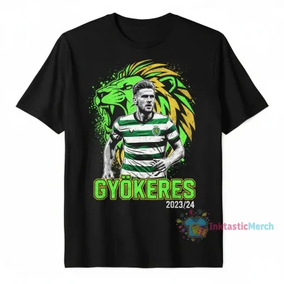 Viktor Gyökeres Sporting CP Graphic T-Shirt - Fan Apparel