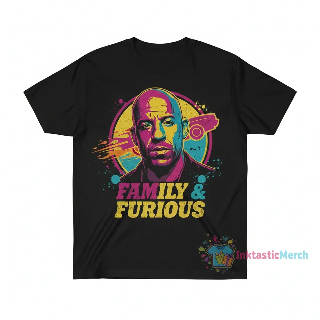 Vin Diesel Inspired Graphic Tee 1 Vin Diesel Inspired Graphic Tee