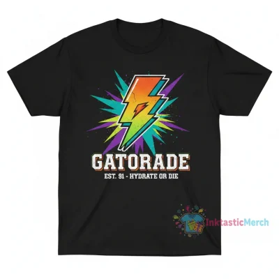 Vintage 90s Gatorade Heavyweight T-Shirt - Black, Size S