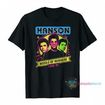 Vintage Hanson Band White T-Shirt - Men's Heavyweight Tee