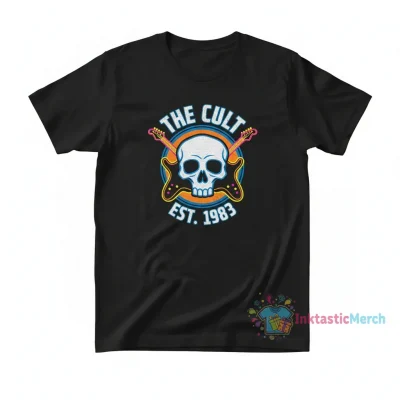 The Cults Band Tribute Retro Classic Men's T-Shirt - Vintage Black S