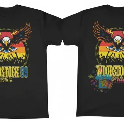 Vintage Woodstock 99 Festival T-Shirt Men's Heavyweight T-shirt