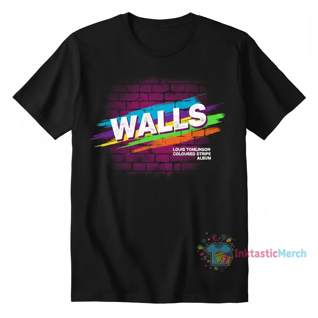 Walls louis tomlinson coloured stripe purple Classic T-Shirt Men's Heavyweight T-shirt 1 Walls louis tomlinson coloured stripe purple Classic T-Shirt Men's Heavyweight T-shirt