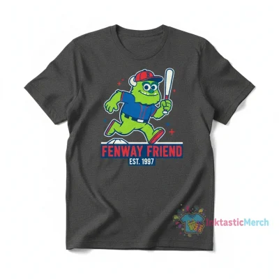 Wally The Green Monster: Official Boston Red Sox Mascot Baseball Shirt