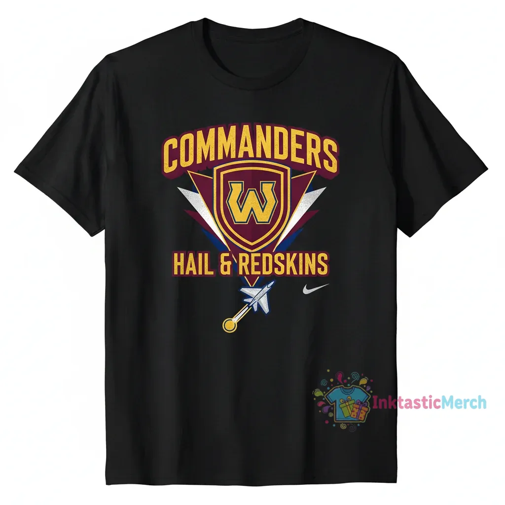 Washington Commanders Nike Burgundy Hail T-Shirt 1 Washington Commanders Nike Burgundy Hail T-Shirt