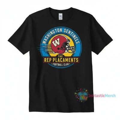 Washington Sentinels "The Replacements" Men's Heavyweight T-Shirt - Black, Size S