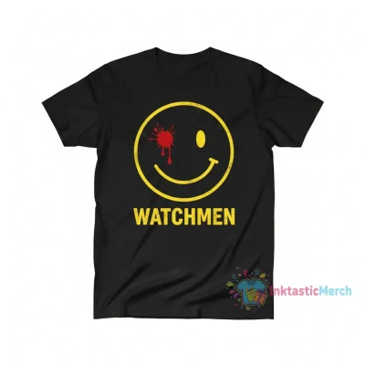 Watchmen T-Shirt Men's Heavyweight - Classic Black, Size S