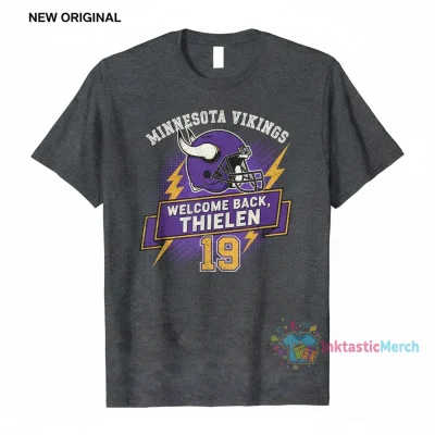 Minnesota Vikings Adam Thielen "Welcome Back" Trade Fan T-Shirt