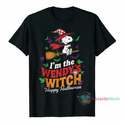 Wendy's x Snoopy I'm the Witch Halloween Shirt