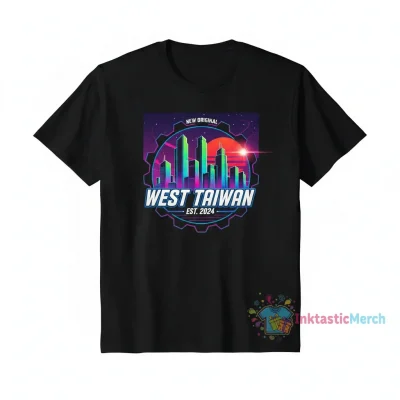 West Taiwan Classic Fit Men's T-Shirt - Black, Size S