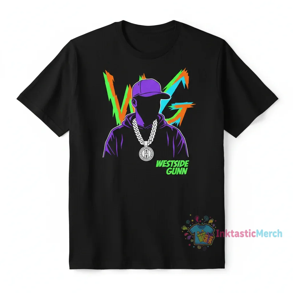 Westside Gunn Men's Heavyweight T-Shirt - Black (Size S) 1 Westside Gunn Men's Heavyweight T-Shirt - Black (Size S)