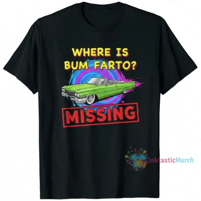 Where is Bum Farto? Youth Heavyweight T-Shirt - Black, XL