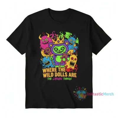 Where the Wild Dolls Are & Labubu Things T-Shirt