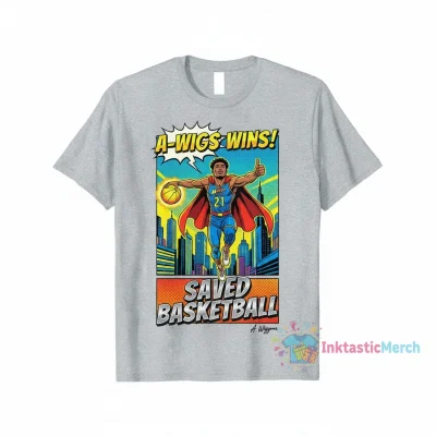 Aaron Wiggins 'Saved Basketball' Signature Comic T-Shirt - Fan Apparel