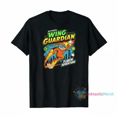 Wingstop Restaurant Food Chain Classic Men's T-Shirt - Black, Size S