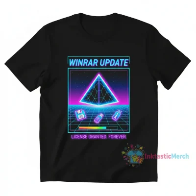 WinRAR Software Update T-Shirt: Your Durable, Stylish Essential
