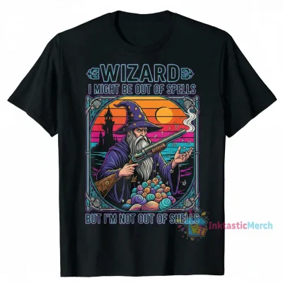 Wizard Out of Spells Not Out of Shells Shirt