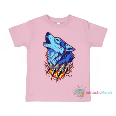 Wolf Ripping, werewolf ripping shirt, werewolf ripping meme Premium Baby T-shirts 6M Pink
