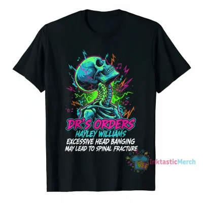 X Ray Williams Hayley Doctor's Order Head Banging Spinal Fracture Shirt