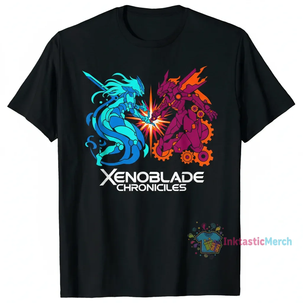 Xenoblade chronicles(1) T-Shirts Men's Heavyweight T-shirt 1 Xenoblade chronicles(1) T-Shirts Men's Heavyweight T-shirt