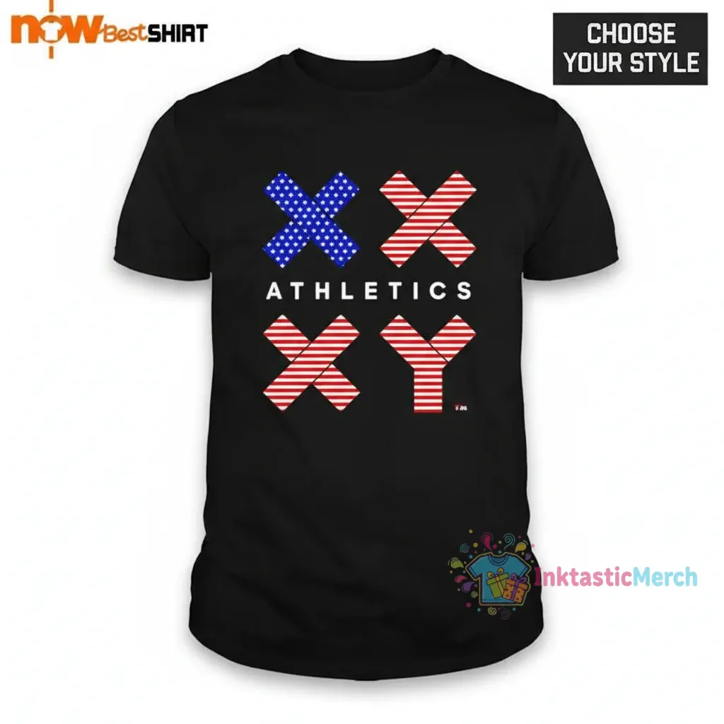 Xx-Xy Athletics USA Flag Tee 1 Xx-Xy Athletics USA Flag Tee
