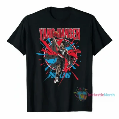 Yang Hansen Trail Blazers Shattered Tee