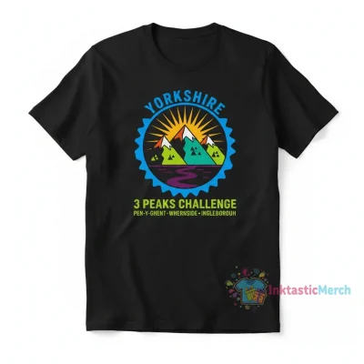 Yorkshire 3 Peaks Challenge - Classic Men's T-Shirt, S Black (No Design)