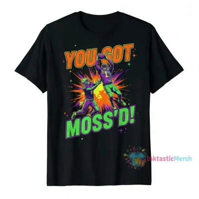You Got Mossed Tee - Black - Men's Heavyweight S