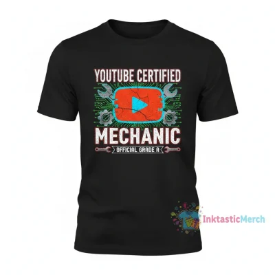 YouTube Certified Mechanic Men's Heavyweight T-Shirt - Black (Size S)