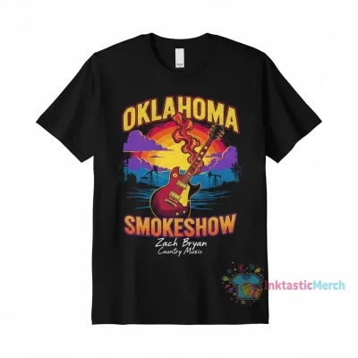 Zach Bryan 'Oklahoma Smokeshow' Men's Classic Black T-Shirt - Size S