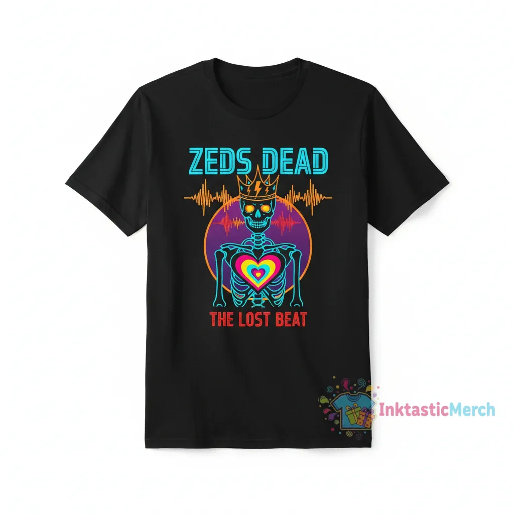 Zeds Dead Skeleton T-Shirt 1 Zeds Dead Skeleton T-Shirt