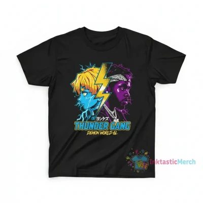 Zenitsu Agatsuma x King Von: A Fusion of Worlds Tee