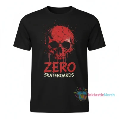 Zero Skateboards Blood Skull T-Shirt - Graphic Tee