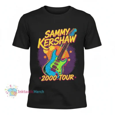 2000 Sammy Kershaw Tour T-Shirt - Men's Heavyweight Black - Size S