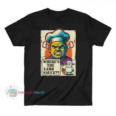 Where's the Lamb Sauce? Men's Classic Blank T-Shirt - S Black