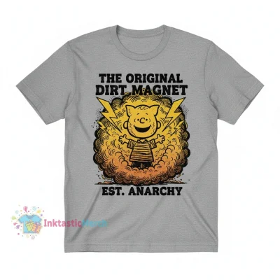 Pigpen "A True Original" Men's Heavyweight T-Shirt - Sport Grey