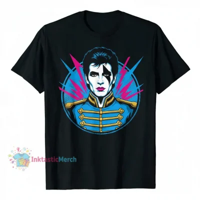 Adam Ant Men's Heavyweight T-Shirt - Black, Size S - Officially Licensed Merchandise