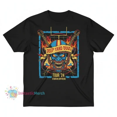 American Football Band Artwork Men's Heavyweight T-Shirt - Black