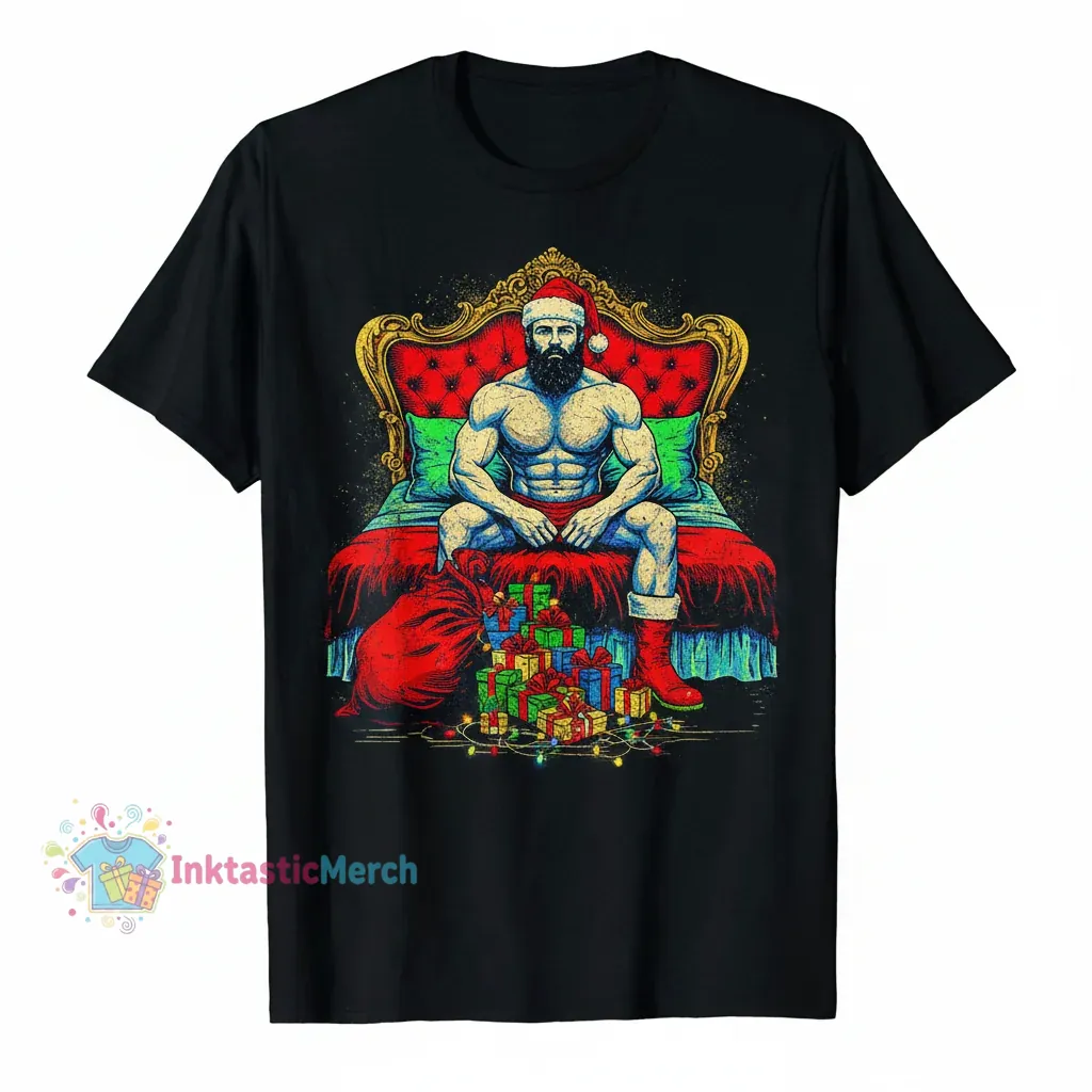 Barry Wood on Bed Tee 1 Barry Wood on Bed Tee