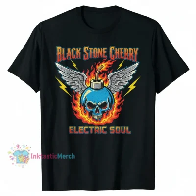 Black Stone Cherry Men's Heavyweight T-Shirt - Timeless Black