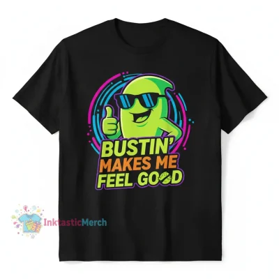 Bustin' Makes Me Feel Good - Ghostbusters Men's Heavyweight T-Shirt - Black