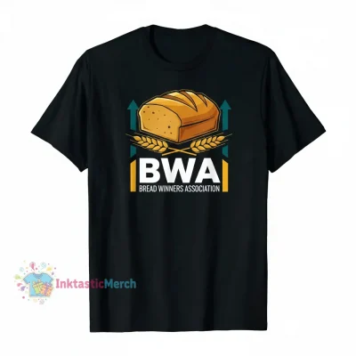 BWA Bread Winner Association Men's Classic Tee - Black