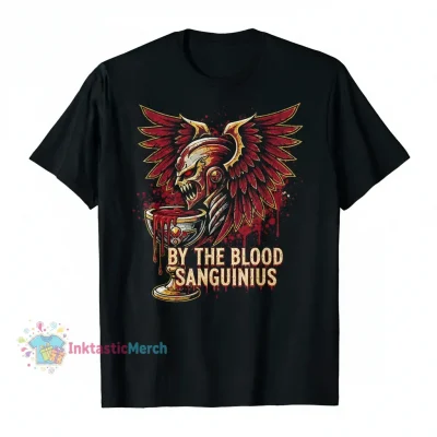 Blood Angels Sanguinius Warhammer 40k Men's Heavyweight T-Shirt - Black (Size S)