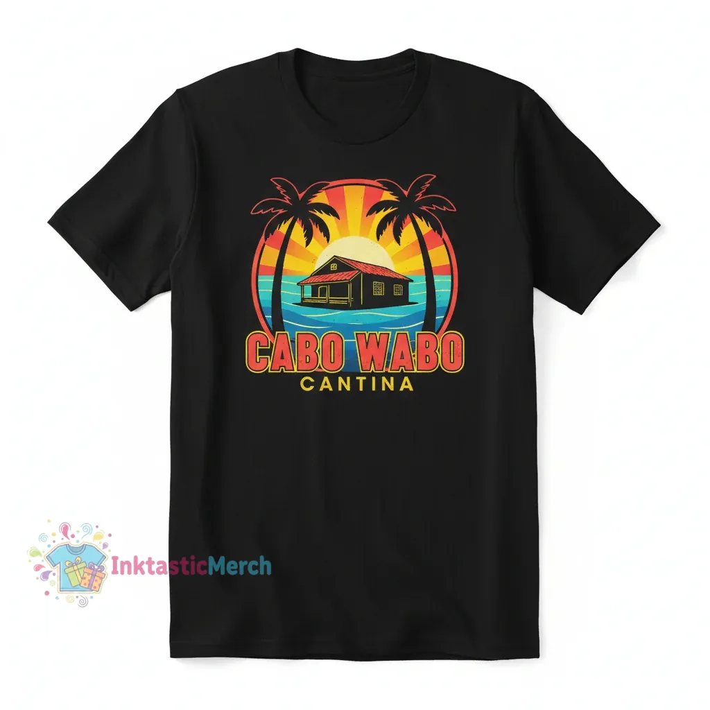 Cabo Wabo 'Catina' Heavyweight Men's T-Shirt - Classic Black (Size S) 1 Cabo Wabo 'Catina' Heavyweight Men's T-Shirt - Classic Black (Size S)
