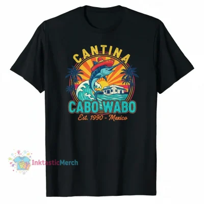 Cantina Cabo Wabo Men's Heavyweight T-Shirt - Black, Size S