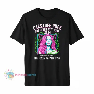 Cassadee Pope The Hereditary Tour 2024 Men's Heavyweight T-Shirt - Black, Size S